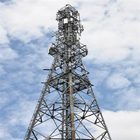 Bts Fm衛星管状の鋼鉄タワー3の足は電気通信に格子をつける