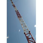 Rruコミュニケーション アンテナ鉄塔の熱いすくいは鋼鉄Guyedワイヤー マストに電流を通した