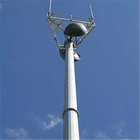 アンテナMonopole鋼鉄タワーのWifiのテレコミュニケーションのスリップの袖は80ft Gsmの先を細くした