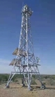 角度の鉄骨構造の移動体通信タワー20m - 100mのマイクロウェーブ