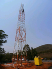 30m 3足4の足5GのインターネットWIFIの電気通信の鋼鉄格子タワーの自己支持
