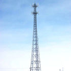 Telecomunicationのための電流を通された3脚の鋼鉄管状タワー