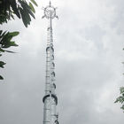 関係のWifi 30mの単極子鋼鉄タワーはフランジを付けたようになる