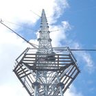電気コミュニケーション55m格子管状の鋼鉄タワー