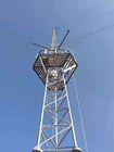 50m電気コミュニケーション マストのGuyedの格子タワー
