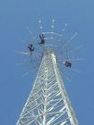 望遠鏡コミュニケーション電気通信のGuyedワイヤー タワー