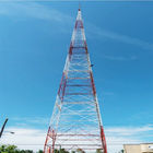 80m電流を通された電気通信は鋼鉄Q235 4脚タワーを曲げる