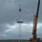 三角形のアンテナ15m Guyedマスト タワー コミュニケーション