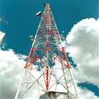 3か4脚タワーの格子電気通信の管状の角