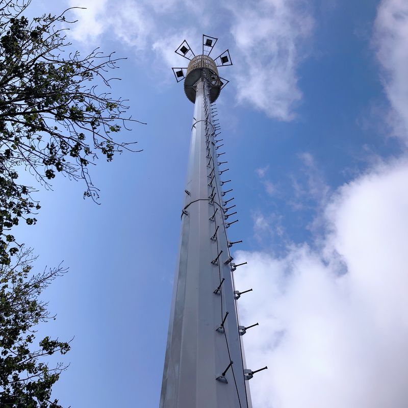 携帯電話のアンテナ35M 単極子鋼鉄タワー