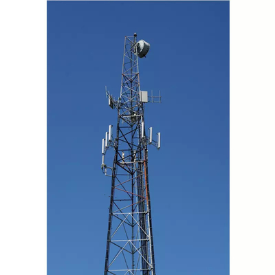 熱いすくい電流を通された管状の鋼鉄タワー30m 60m Gsmコミュニケーション電気通信
